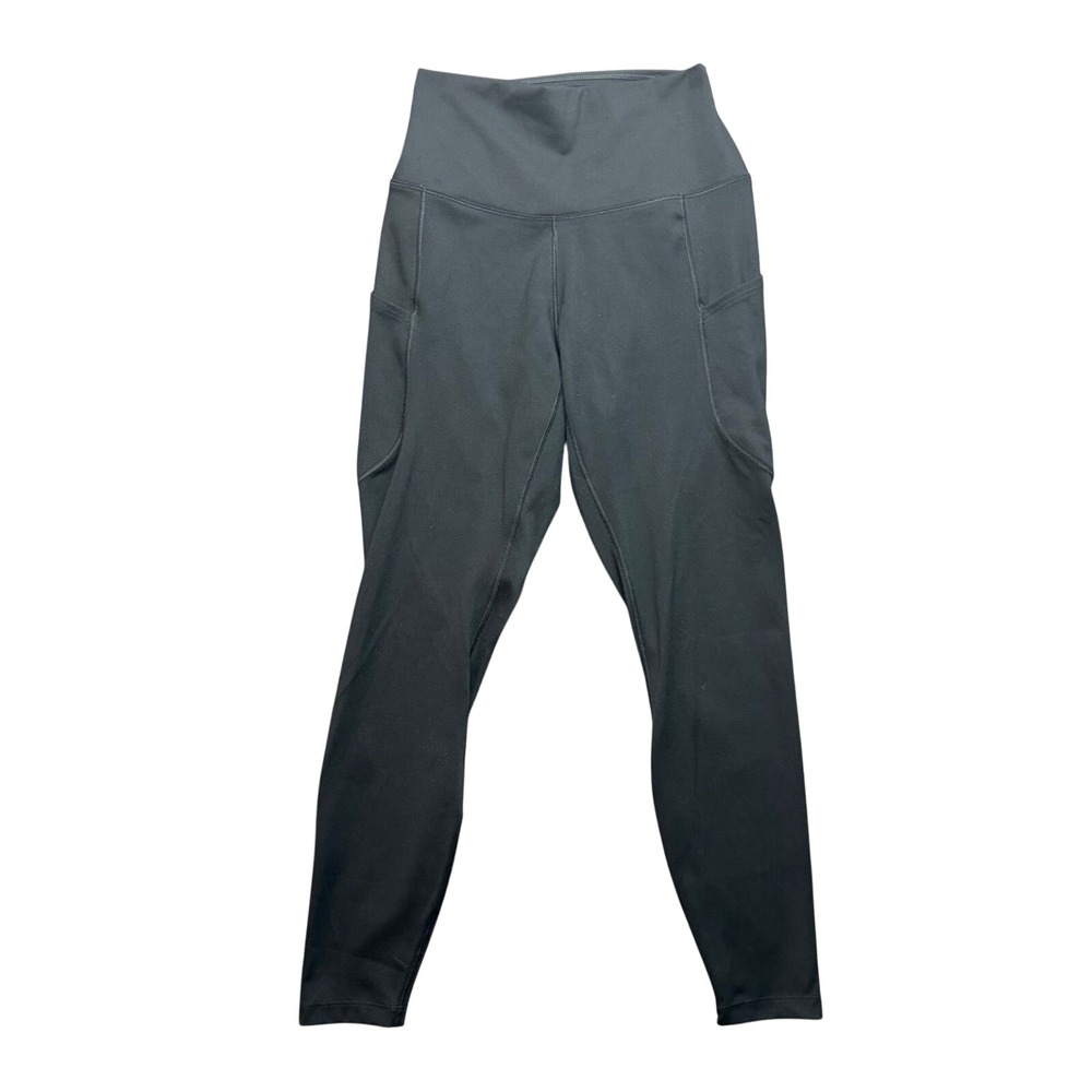 Nike Leggings Womens Small Black One Dri-FIT High Waisted Athletic Pockets